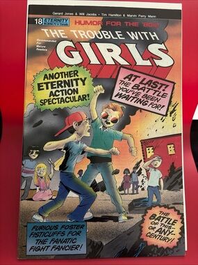THE TROUBLE WITH GIRLS #18 ETERNITY COMICS (1990)